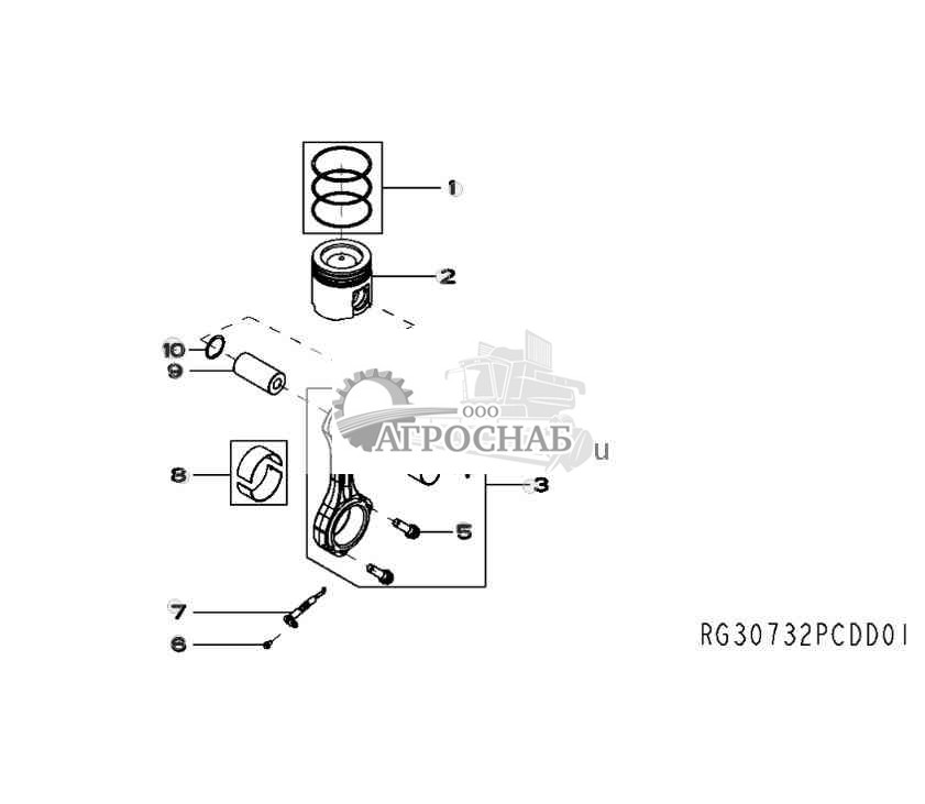 4806 Connecting Rods and Pistons 